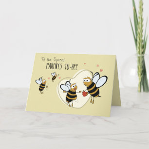 BEEへの親、3番目のお子様おめでとうございます カード