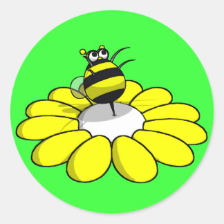 BEEステッカー ラウンドシール