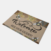 Beeファンシー Our Guest Doormat ドアマット (アングル)
