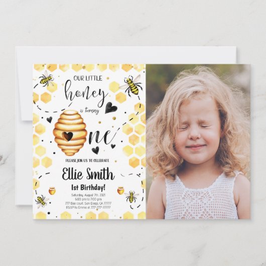 Beeフォト招待状 招待状 (正面)