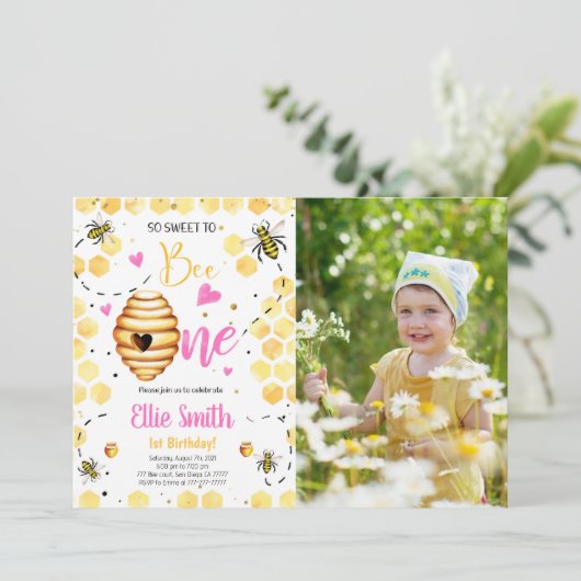 Beeフォト招待状 招待状 (スタンド正面)