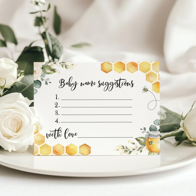 Beeベビー名候補カード (クリエイターアップロード済み)