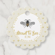 BEEモノグラムのブライダルシャワー結婚を意味す感謝している