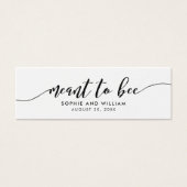 Beeリラックスの結婚式の引き出物ラベル (正面)