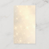 beeロゴフェイク効果きらめく名刺 名刺 (裏面)