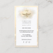 beeロゴフェイク効果きらめく名刺 名刺 (正面)