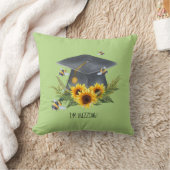 BEE卒業ギフト – おもしろいイムブズパーソナライズされたング クッション (ブランケット)