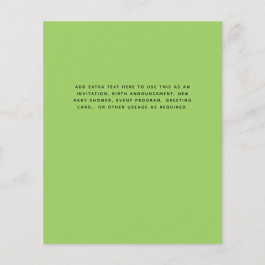 BEE卒業ギフト – おもしろいイムブズパーソナライズされたング チラシ (裏面)