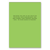 BEE卒業ギフト – おもしろいイムブズパーソナライズされたング テーブルナンバー (裏面)