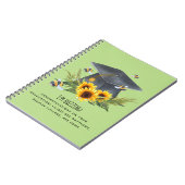 BEE卒業ギフト – おもしろいイムブズパーソナライズされたング ノートブック (左側)