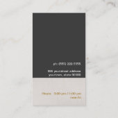 Bee名刺 名刺 (裏面)