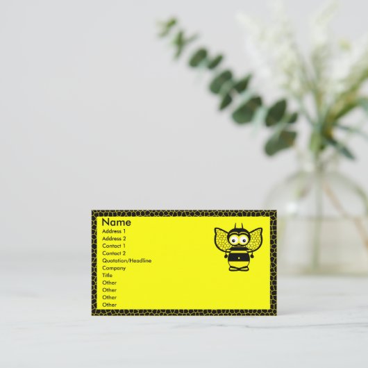 Bee名刺 名刺 (スタンド正面)