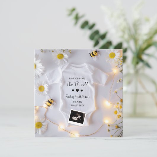 Bee妊娠告知ソーシャルメディア 招待状 (スタンド正面)