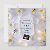 Bee妊娠告知ソーシャルメディア 招待状 (正面)