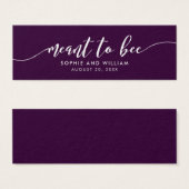 Bee専用の編集可能な背景スクリプ結婚ト (正面&裏面)