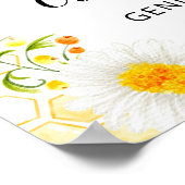 Bee性別が歓迎の兆候を明らかにする ポスター (角)