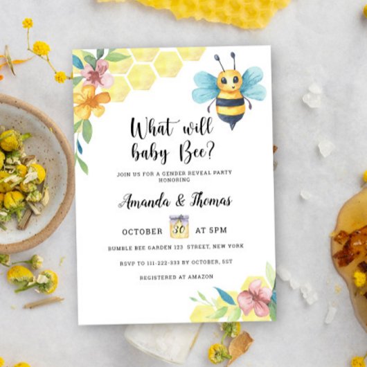 Bee性別による招待の公開 招待状