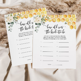 Bee新婦は何歳のブライダルシャワー