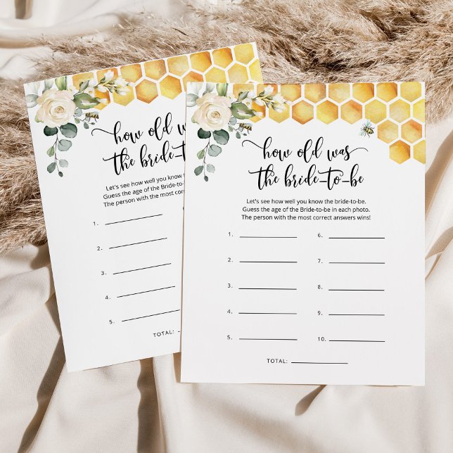 Bee新婦は何歳のブライダルシャワー (クリエイターアップロード済み)