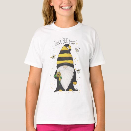 Bee格言 – ちょうどBEE you! Tシャツ (正面)