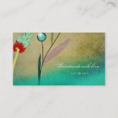 Bee横向きお洒落ファンタジー 名刺 (裏面)