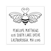 Bee独自のカスタム差出人住所 セルフインキングスタンプ (デザイン)