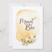 Bee結婚式招待状素朴 招待状 (正面)