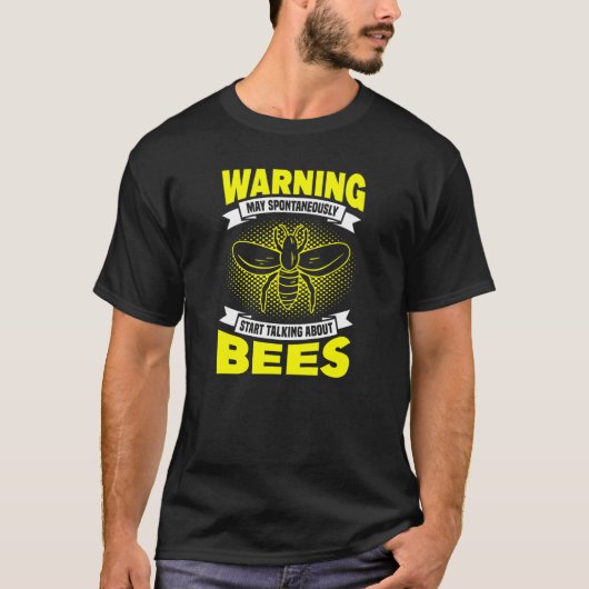 Bee自然についてWild Bee Hive Huminic Tシャツ (正面)