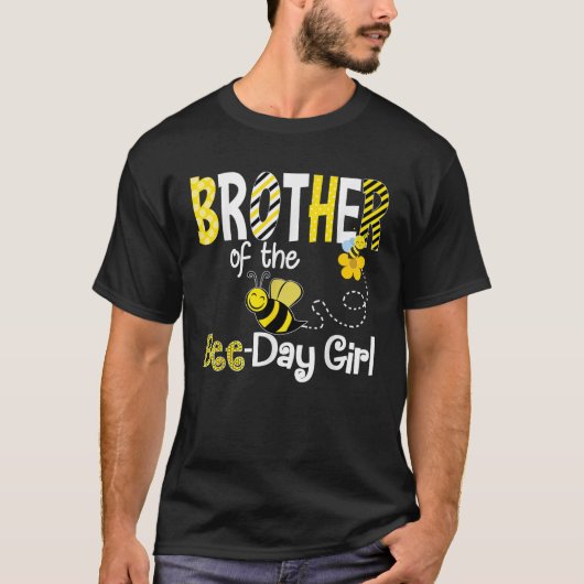 Bee誕生日マッチングハイブパーティーテーマ Tシャツ (正面)