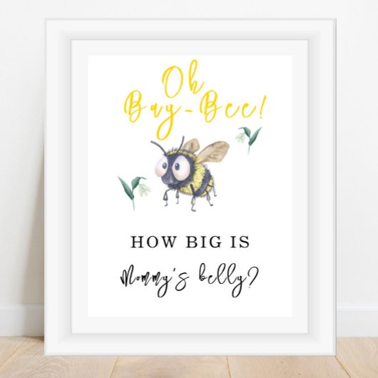BEE - お母さんのお腹はどのくらい大きいの？ ポスター