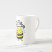 Bee – アップし与えなし ボーンチャイナマグカップ (正面右)