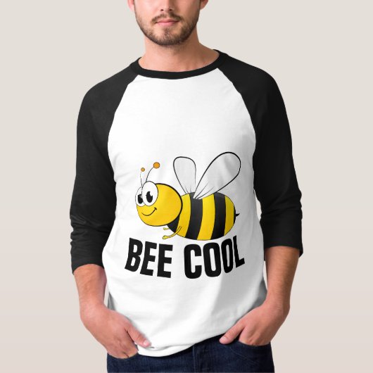 BEE、カッコいいのまわりにTシャツ Tシャツ (正面)