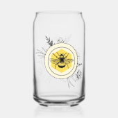 Bee ガラス缶 (裏面)