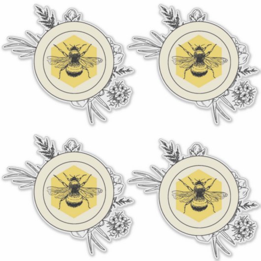 Bee シール (正面)