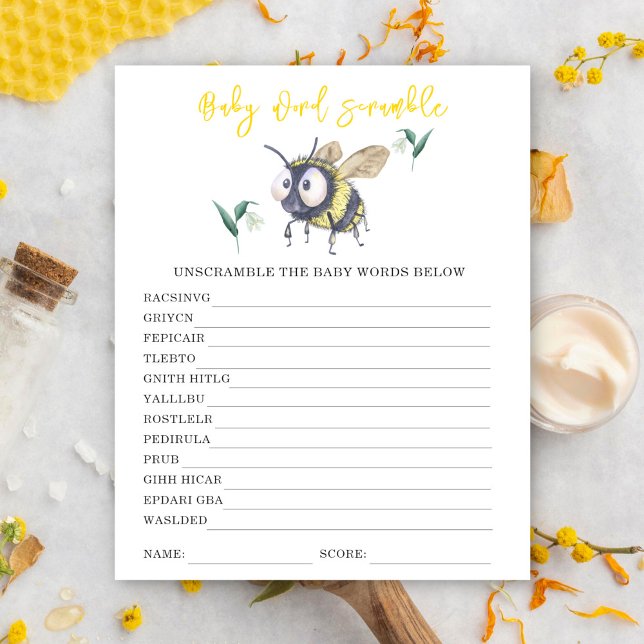 Bee -ベビー語スクランブル (クリエイターアップロード済み)
