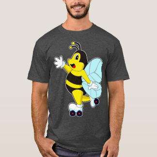 Bee ローラー スケート インライン スケート tシャツ