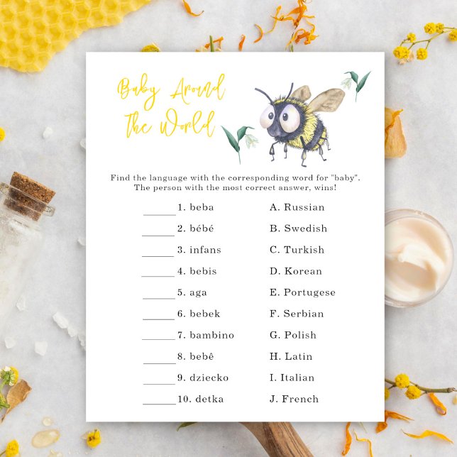 Bee – ワールドゲームのベビー (クリエイターアップロード済み)