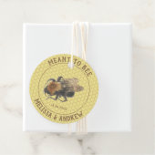 Bee、ヴィンテージミツバチ&ハニカム結婚ズ向け フェイバータグ (インサイチュ)