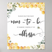 Bee 救済 the 忙し Mom Address an Envelope ポスター (正面)