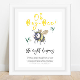 Bee – 深夜用おむつ ポスター