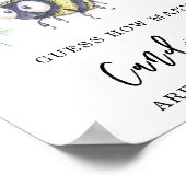 Bee – 瓶の中にキャンディーが何個入っているか ポスター (角)