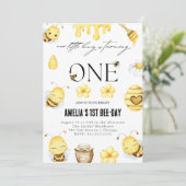 Bee 1st誕生日招待状 招待状 (スタンド正面)