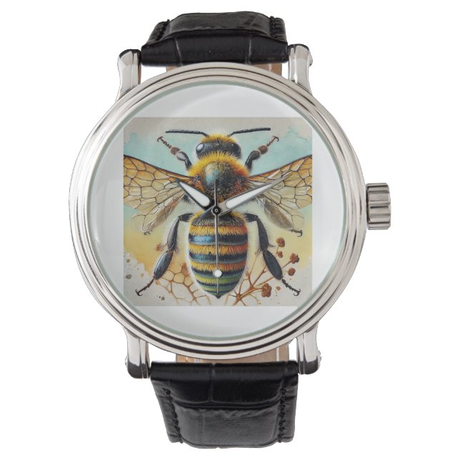 Bee 280924IREF212 - Watercolor 腕時計 (正面)