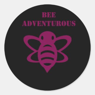 Bee Adventuroushステッカー ラウンドシール