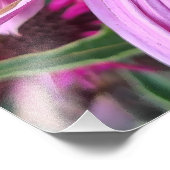 Bee and Coneflower Photo Enlargement フォトプリント (角)