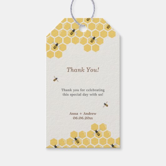 Bee and Hinkic Thank You ギフトタグ (正面)