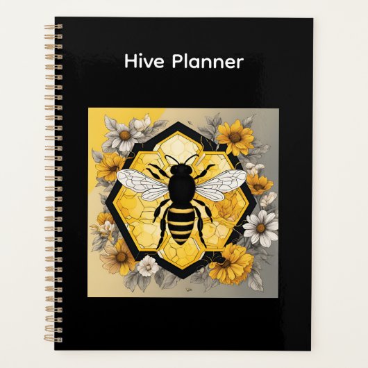 Bee and Honeycombe Design Hive Planner プランナー手帳 (正面)