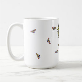 Bee And Sunflower Mug コーヒーマグカップ
