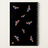 Bee And Sunflower Notebook ノートブック (裏面)