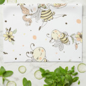 Bee Art キッチンタオル (折り畳み)
